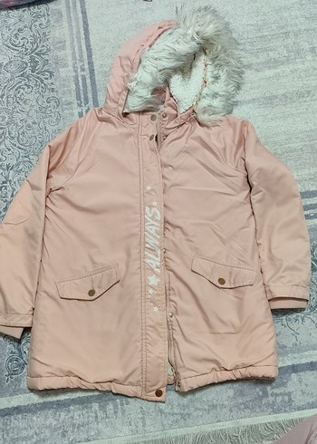 10-11 yaş pudra pembesi kız çocuk Mont