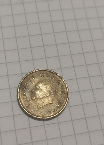  1989 basımı 50 lira metal para. Koleksiyonluk.