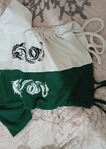 iki renkli mini yazlık crop belden ayarlamali