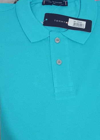 Turkuaz Erkek Polo Yaka Tişört - Görsel 2