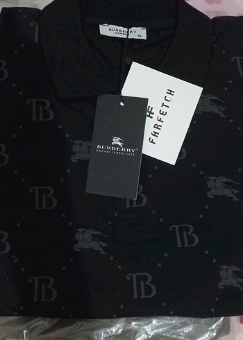 Siyah Düğmeli Erkek Polo Tişört - Görsel 2