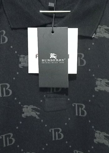 Siyah Düğmeli Erkek Polo Tişört - Görsel 3