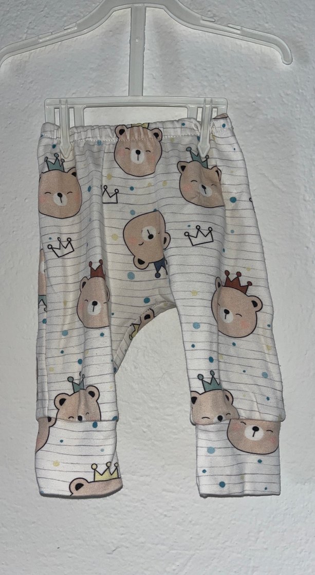 Uzun Kollu Ayıcık Desenli Bebek Takımı - Görsel 2