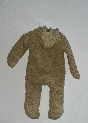 Kürklü yumuşak Erkek Bebek Tulum. 3-6 ay - Görsel 2