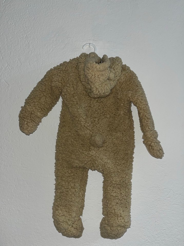 Kürklü yumuşak Erkek Bebek Tulum. 3-6 ay - Görsel 2