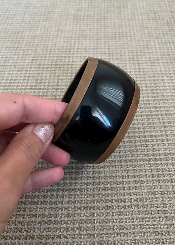 Mango marka Siyah Minimalist Kadın Bileklik