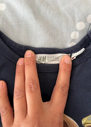 Kız Çocuk Lacivert Uzun Kollu Basic Tişört - Görsel 3