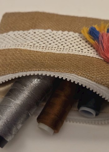 Nakışlı Bohem Kadın El Çantası - Görsel 2