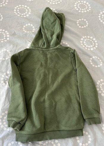 LCW 4-5 yaş Erkek Çocuk Hırka Kapüşonlu Fermuarlı Yeşil - Görsel 2