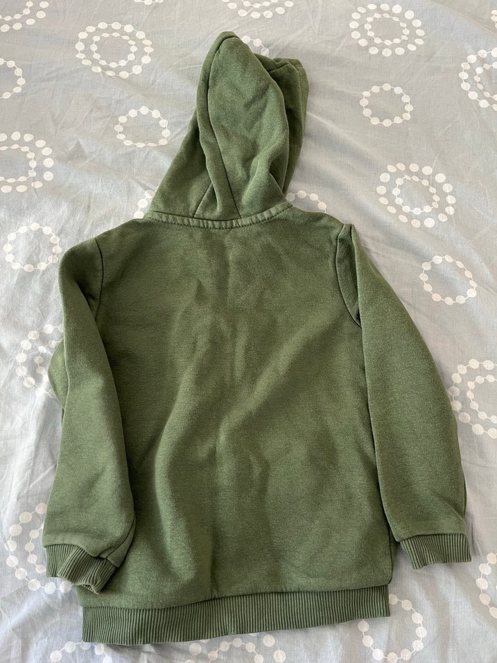 LCW 4-5 yaş Erkek Çocuk Hırka Kapüşonlu Fermuarlı Yeşil - Görsel 2