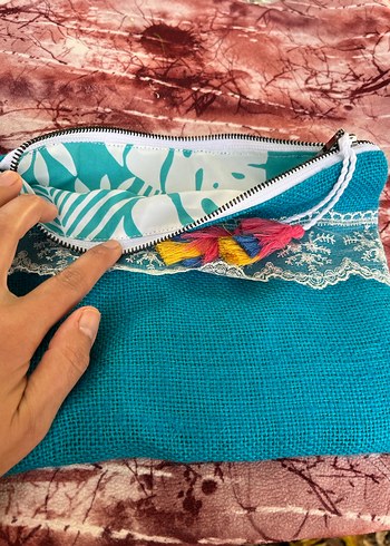 Bohem Tarzı Nakışlı El Yapımı Kumaş - Görsel 4