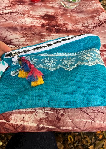 Bohem Tarzı Nakışlı El Yapımı Kumaş - Görsel 3