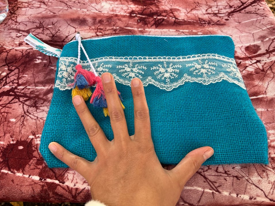 Bohem Tarzı Nakışlı El Yapımı Kumaş - Görsel 2