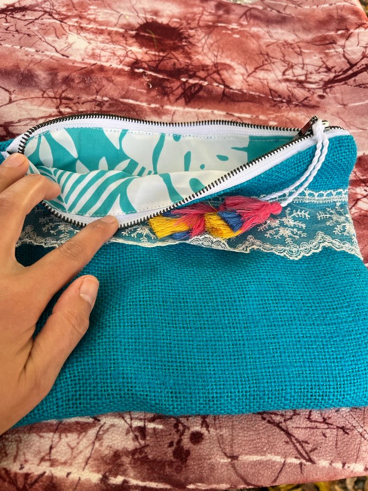 Bohem Tarzı Nakışlı El Yapımı Kumaş - Görsel 4