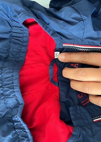 Polo marka orijinal Erkek çocuk Lacivert Fermuarlı Rüzgarlık - Görsel 2