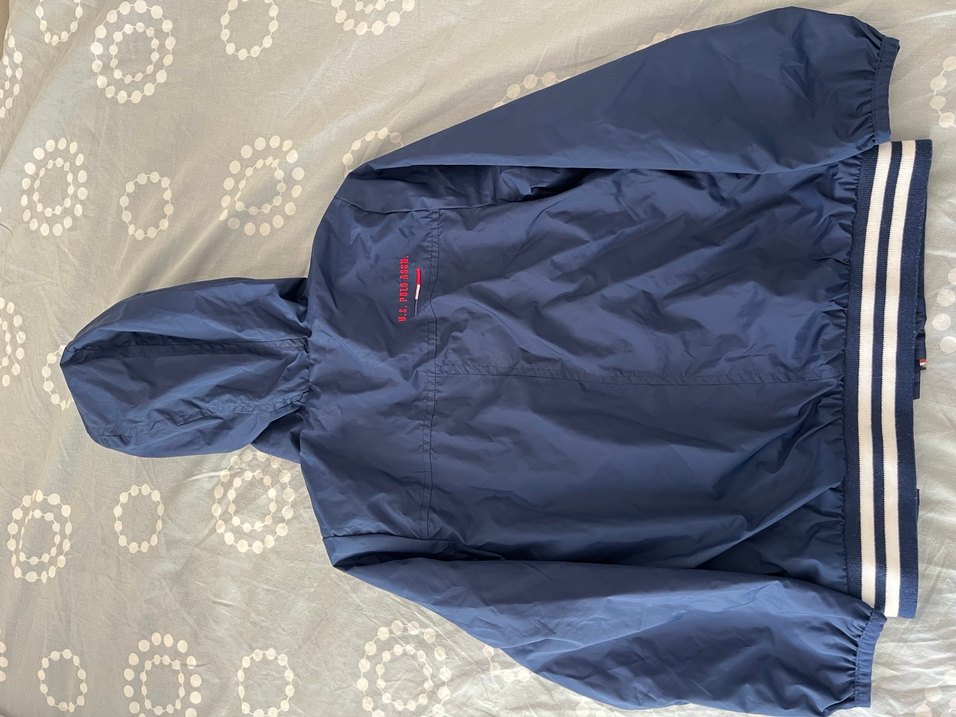 Polo marka orijinal Erkek çocuk Lacivert Fermuarlı Rüzgarlık - Görsel 3