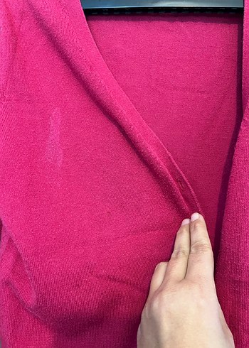 Collins marka koyu pembe  Triko Kadın Hırka L beden - Görsel 3