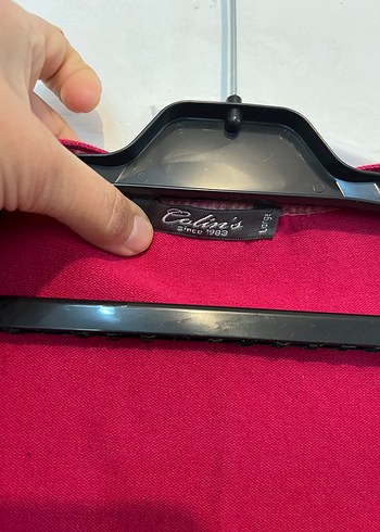 Collins marka koyu pembe  Triko Kadın Hırka L beden - Görsel 2