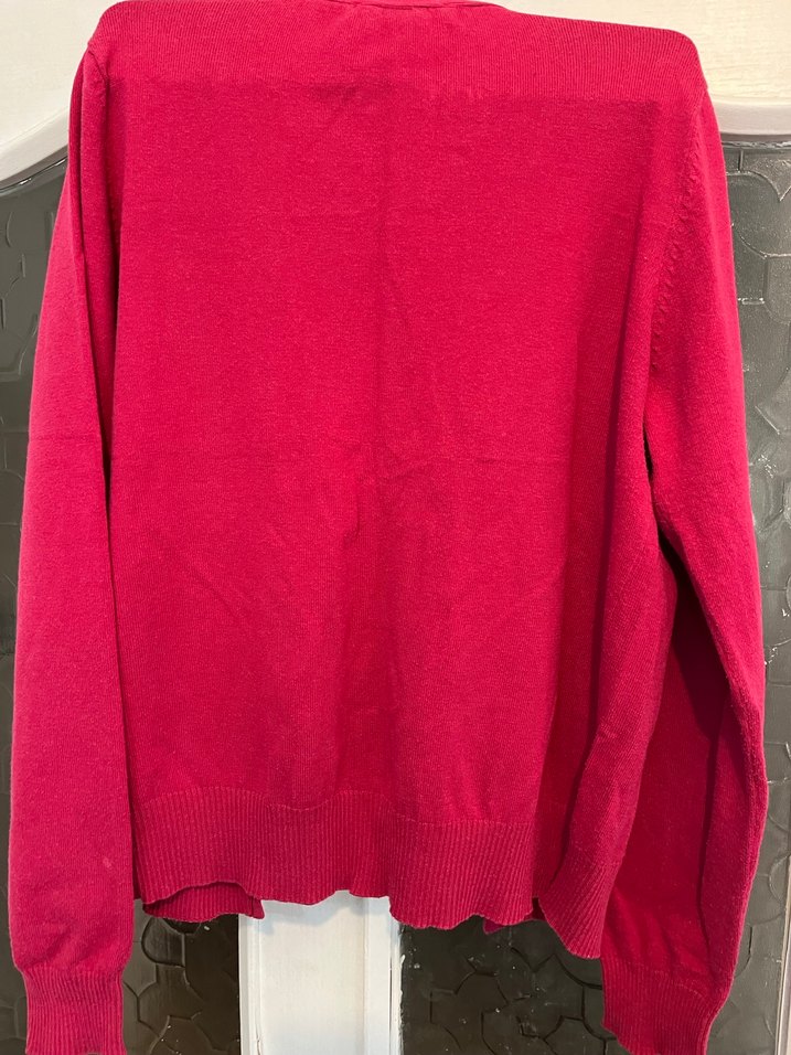 Collins marka koyu pembe  Triko Kadın Hırka L beden - Görsel 5