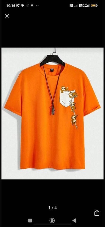 Koala baskılı unisex tişört