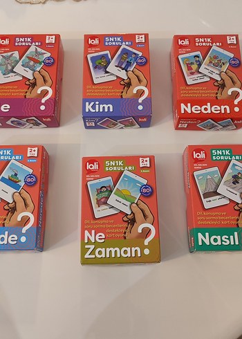 Lali 5N1K Eğitici Kart Oyunu Seti