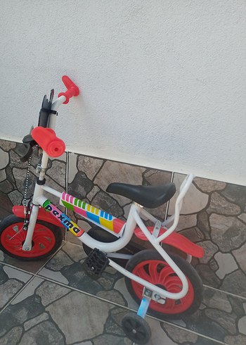 Beden kırmızı Renk Çocuk 4 Tekerlekli Bisiklet