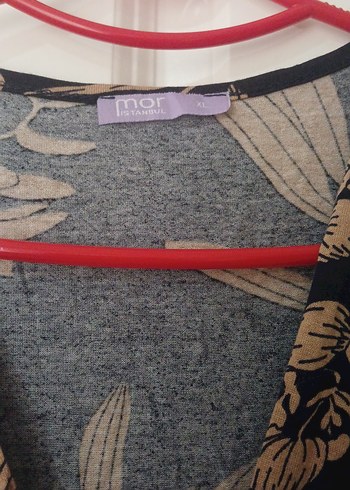 Bohem V Yaka Desenli Uzun Elbise - Görsel 3