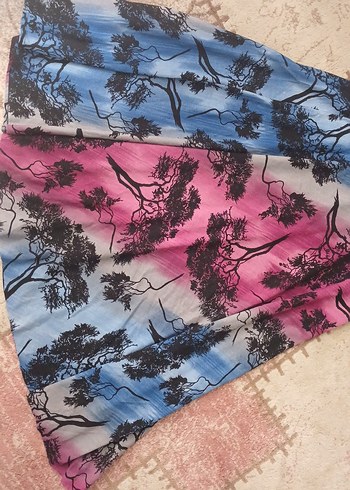 Renkli Bağlama Desenli Bohem Uzun Etek - Görsel 3