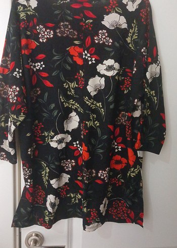 Çiçek Desenli Bohem Hamile Bluzu - Görsel 5