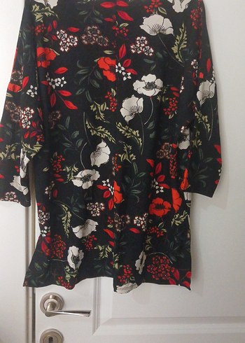 Çiçek Desenli Bohem Hamile Bluzu - Görsel 4