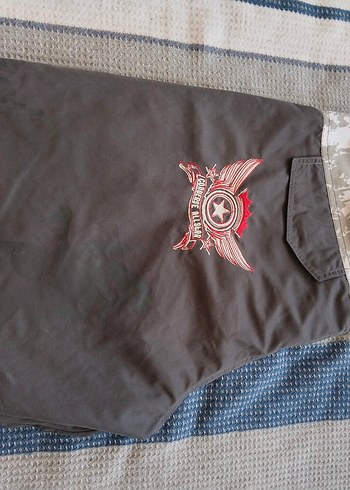 vintage Converse işlemeli şort - Görsel 3