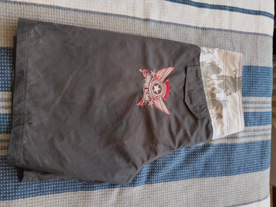 vintage Converse işlemeli şort - Görsel 3