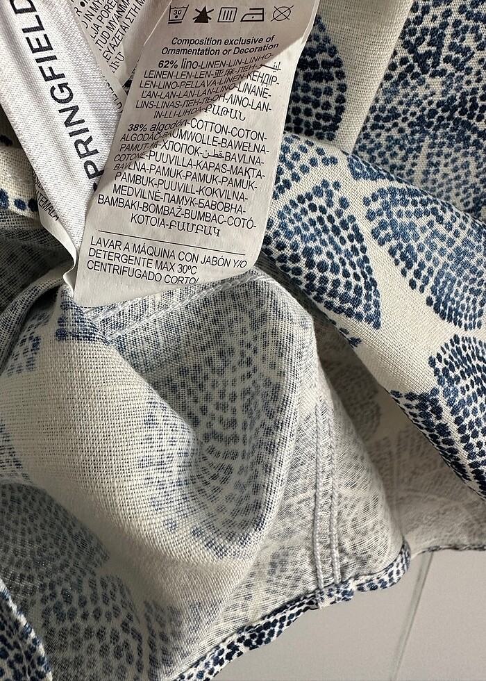 ERKEK KETEN 3 XL YAZLIK GÖMLEK - Görsel 5