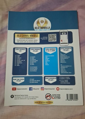  bilgi sarmali tyt problemler test kitabi