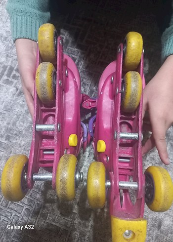 Pembe Kız Spor Kaykaylı Pateni - Görsel 4