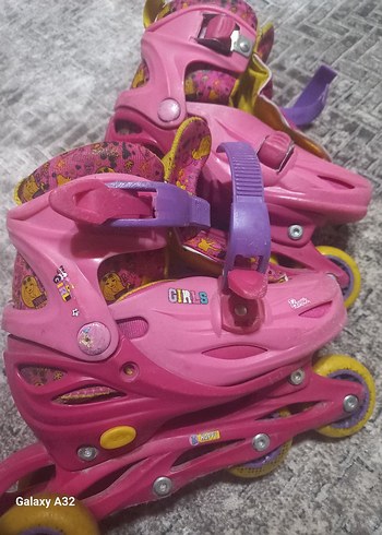 Pembe Kız Spor Kaykaylı Pateni - Görsel 2