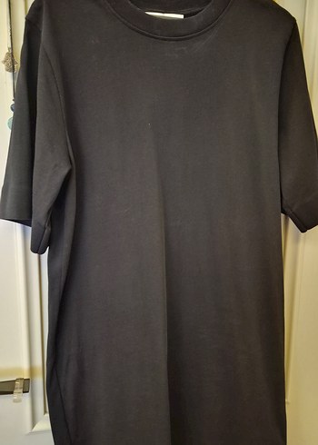 ipekyol Siyah Oversize Bisiklet Yaka Elbise