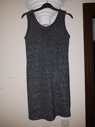 Topshop simli mini örme elbise