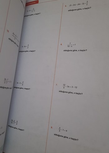 Antrenmanlarla Matematik 1 Kitabı