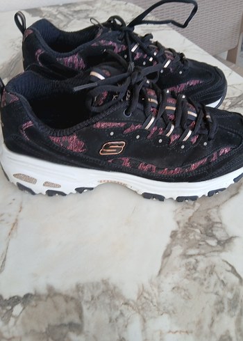 Skechers Skechers Yılan Desenli Yüksek Topuklu Spor Ayakkabı