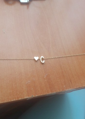 Beden Diger Altın Rengi Minimalist Kalp Kolye