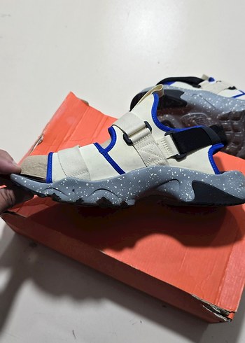 Nike Gri Erkek Sandalet Velcro Bantlı - Görsel 8