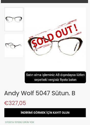 Andy Wolf eyewear Hand Made 