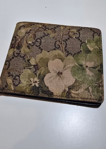 Gucci Erkek Cüzdanı Çiçek Desenli Bej - Görsel 3