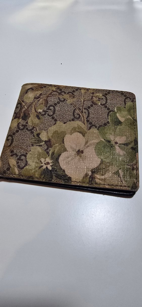Gucci Erkek Cüzdanı Çiçek Desenli Bej - Görsel 3