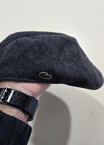 Lacoste Gri Erkek Kasket Şapka - Görsel 3