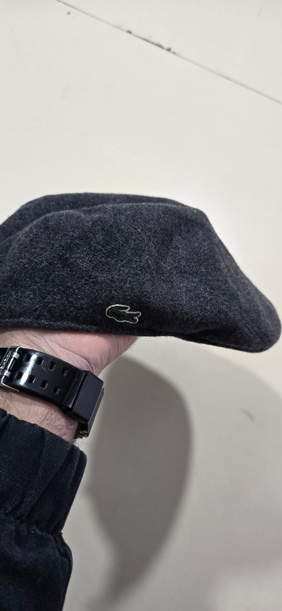 Lacoste Gri Erkek Kasket Şapka - Görsel 3