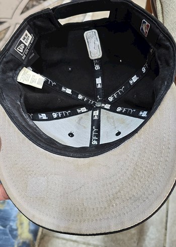 Siyah Los Angeles Lakers Snapback Şapka New Era - Görsel 5