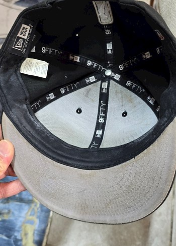 Siyah Los Angeles Lakers Snapback Şapka New Era - Görsel 6