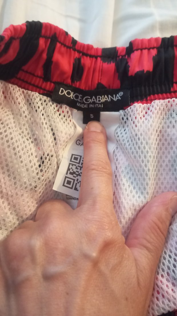 Dolce Gabbana,Kırmızı Leopar Desenli Erkek Yüzme Şortu - Görsel 5